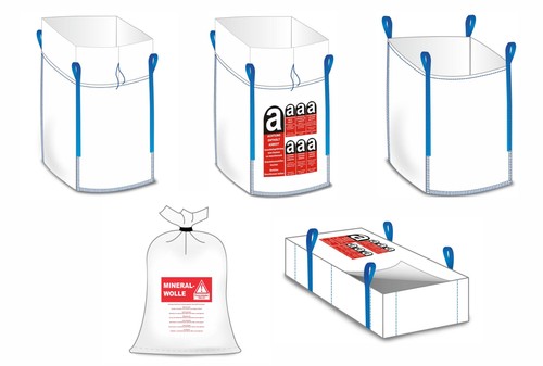 Big bag asbest sack mineral - sack,