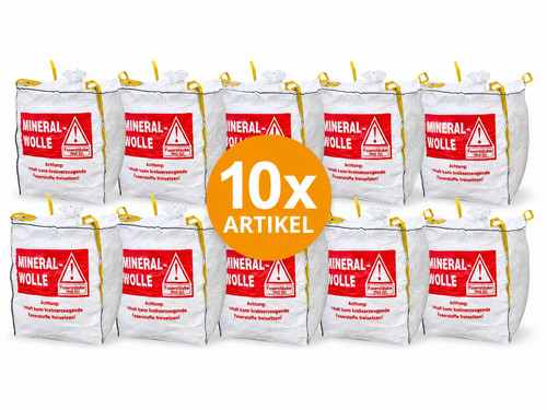 10x mineralwolle big bag - mineralwolle,