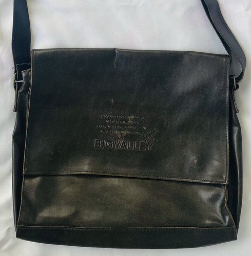 Vintage big valley ledertasche - valley,