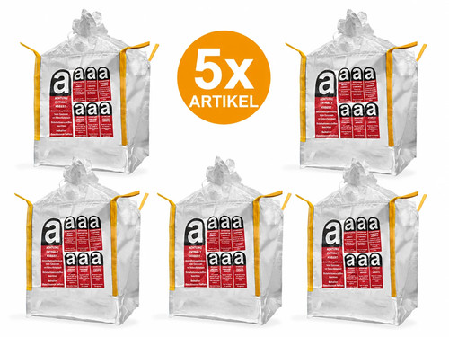 Asbest big bag 90x90x110cm - 5x,